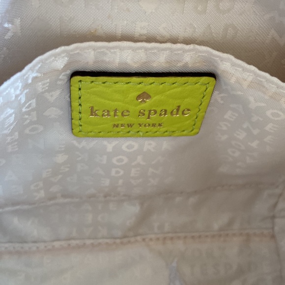 Neon yellow Kate Spade cross body bag - Picture 3 of 4